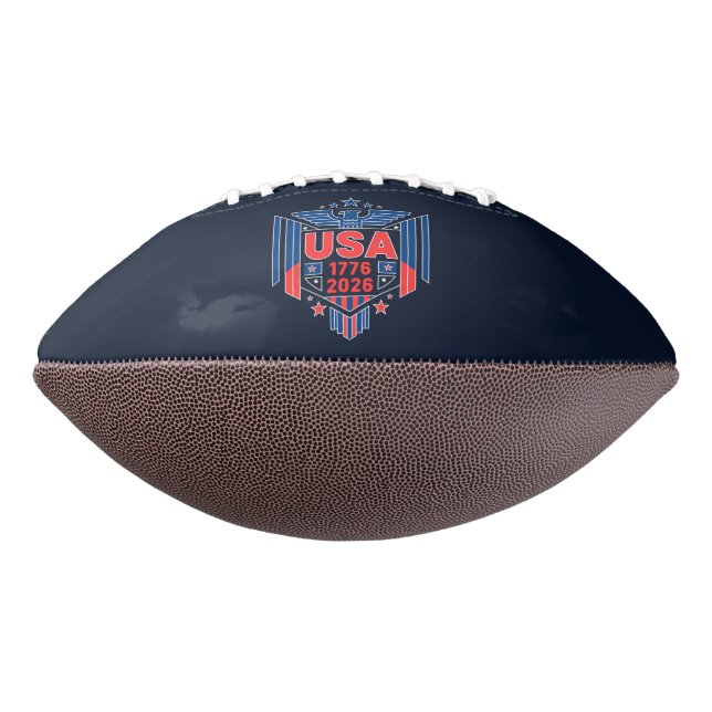 BALÓN DE FÚTBOL AMERICANO EE.UU. 1776-2026 (Girado 270)
