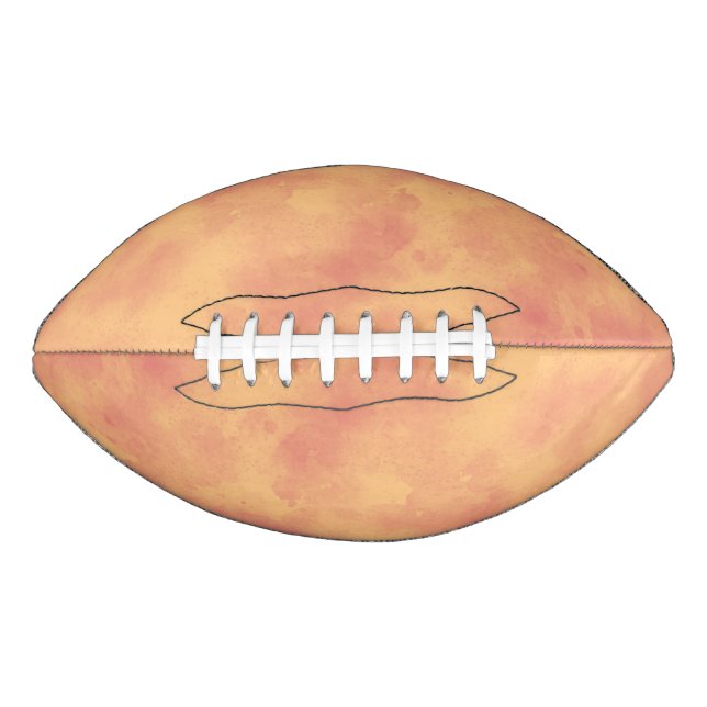 Balón De Fútbol Americano Efecto de nubes de amanecer tropical (Anverso)