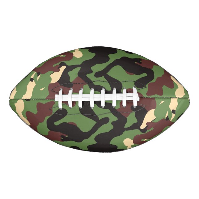 Balón De Fútbol Americano Ejército Camo (Anverso)