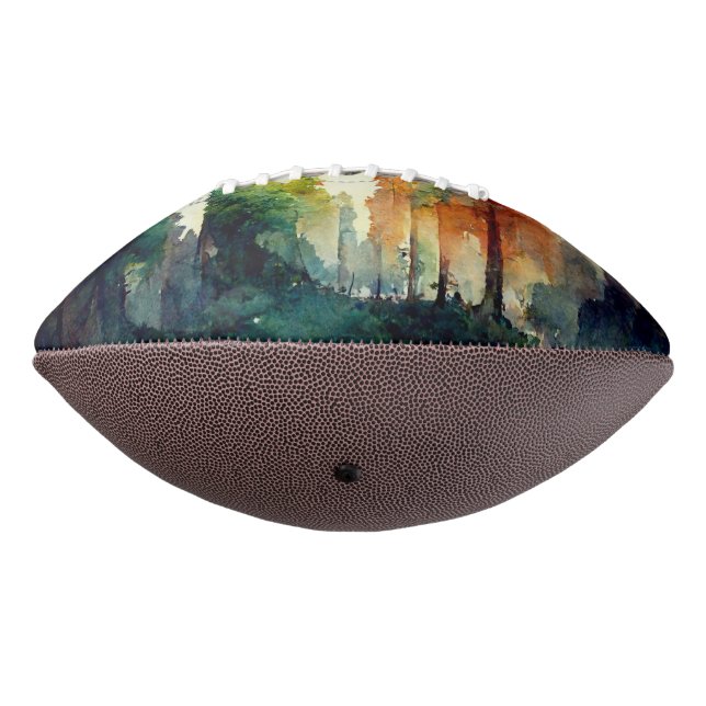 Balón De Fútbol Americano El bosque (naturaleza) (Girado 270)