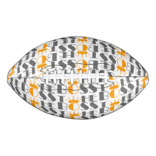 Balón De Fútbol Americano El jefe de la corona se desmorona