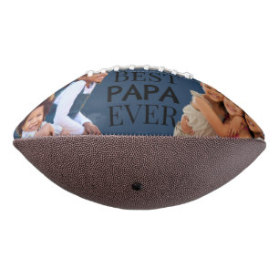 Balón De Fútbol Americano El mejor papá del mundo moderno Personalizable