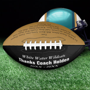 Balón De Fútbol Americano Entrenadores Personalizados Nombre Miembros del Eq