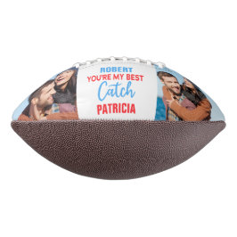 Balón De Fútbol Americano Eres mi mejor Personalizado de Catch 2 Nombres de 