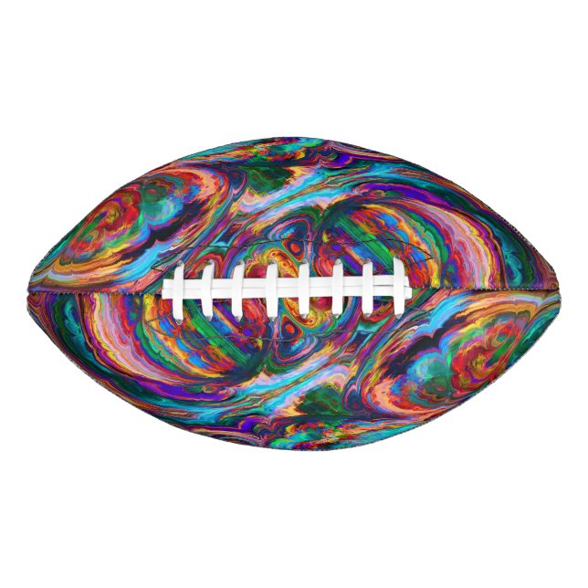 Balón De Fútbol Americano Esplandor moderno de pinturas (Anverso)