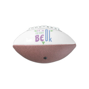 Balón De Fútbol Americano Está bien no estar bien