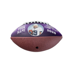 Balón De Fútbol Americano Estadio alumbrado Personalizado Fútbol Púrpura