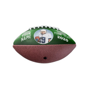 Balón De Fútbol Americano Estadio alumbrado verde Personalizado