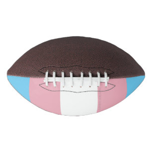 Balón De Fútbol Americano Estrella transgénero de la diversidad del orgullo