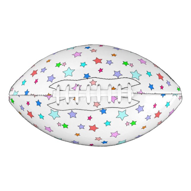 Balón De Fútbol Americano Estrellas (Anverso)