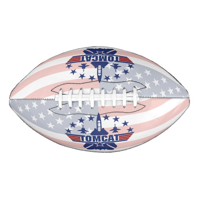 BALÓN DE FÚTBOL AMERICANO F-14 TOMCAT "EE. UU." (Anverso)