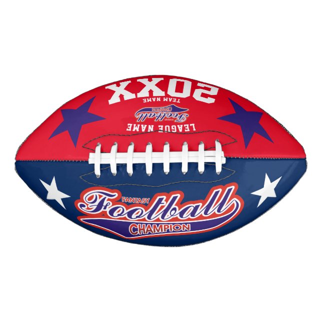 Balón De Fútbol Americano Fantasía Campeón de Fútbol (Anverso)
