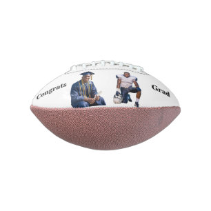 Balón De Fútbol Americano Felicitaciones personalizadas pequeñas para gradua