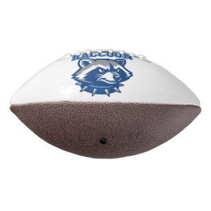 Balón De Fútbol Americano Fierce Mapache Mascota Fútbol Americano Personaliz