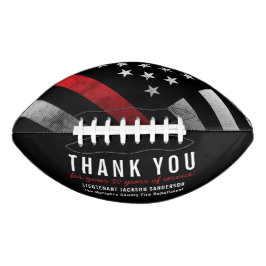 Balón De Fútbol Americano Fiesta de Jubilación del Departamento de Bomberos