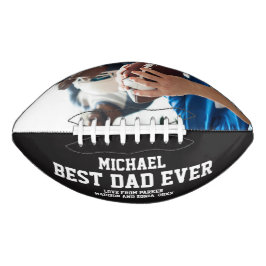 Balón De Fútbol Americano Football Best Dad Ever Sports Happy Fathers Day