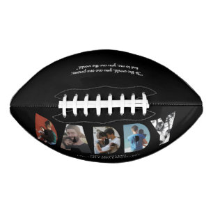 Balón De Fútbol Americano Foto moderna de DADDY Black Happy Father's Day