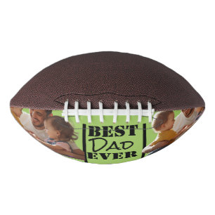 Balón De Fútbol Americano Foto moderna Papá el mejor de todos Personaliza