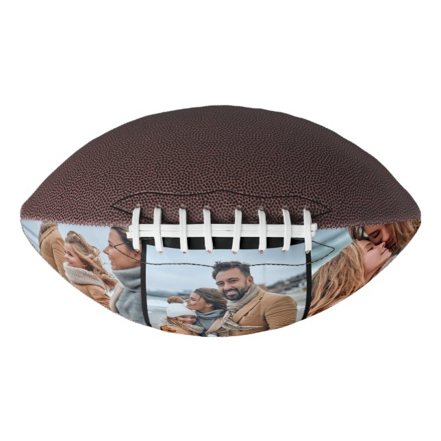 Balón De Fútbol Americano Foto personalizado (Anverso)