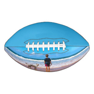 Balón De Fútbol Americano Foto personalizado Haz tu propio diseño - Amo a m