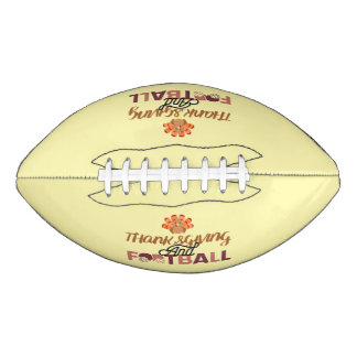 Balón De Fútbol Americano Fun and Catchy Thanksgiving Design Football