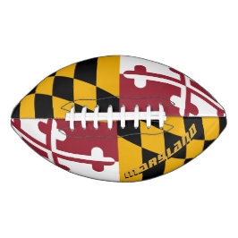 Balón De Fútbol Americano Fútbol americano con bandera de Maryland / Estados
