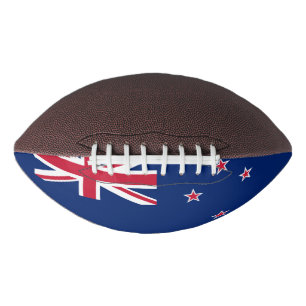 Balón De Fútbol Americano Fútbol americano con bandera de Nueva Zelanda