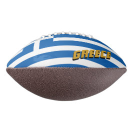 Balón De Fútbol Americano Fútbol americano con bandera griega / Grecia
