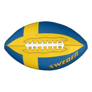 Balón De Fútbol Americano Fútbol americano con bandera sueca/Suecia