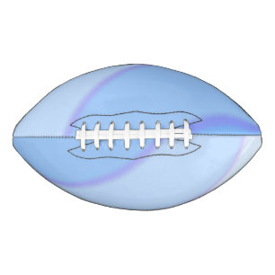 Balón De Fútbol Americano Fútbol americano con Blue Swirls
