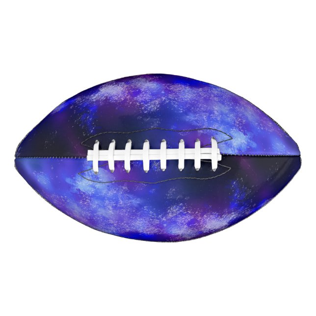 Balón De Fútbol Americano Fútbol Americano Nocturno Sky Blue Sapphire (Anverso)