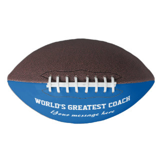 Balón De Fútbol Americano Fútbol Americano Personalizado | Entrenador Más Gr