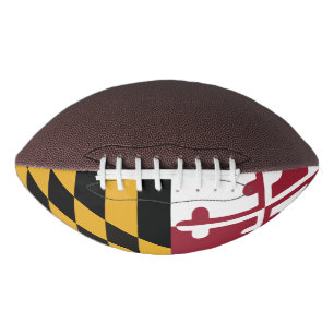 Balón De Fútbol Americano Fútbol Bandera de Maryland
