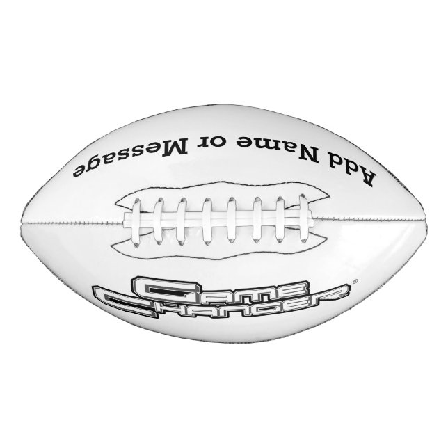Balón De Fútbol Americano Fútbol "Cambiador de juego" (Anverso)