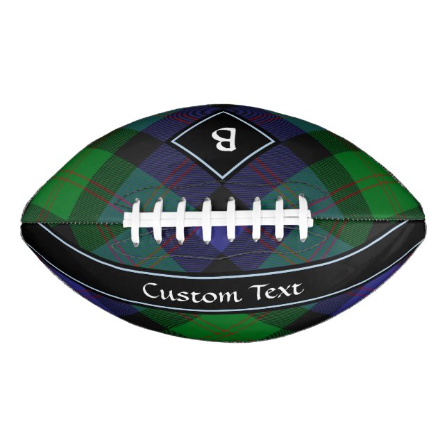 Balón De Fútbol Americano Fútbol Clan Blair Tartan (Anverso)