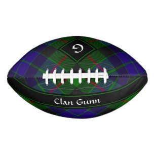 Balón De Fútbol Americano Fútbol Clan Gunn Tartan