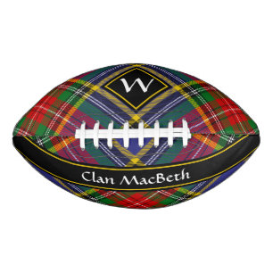 Balón De Fútbol Americano Fútbol Clan MacBeth Tartan