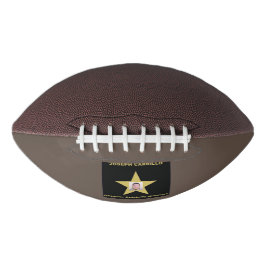 Balón De Fútbol Americano Fútbol con cubierta del álbum de FUBAR "No lo fume