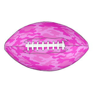 Balón De Fútbol Americano Fútbol de Camo Rosado