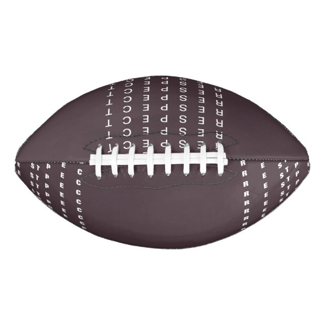 Balón De Fútbol Americano Fútbol de derechos (Anverso)