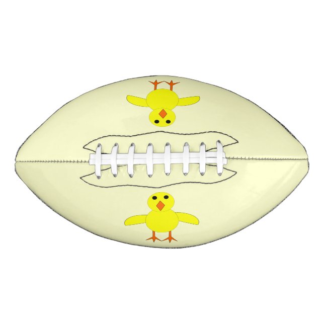 Balón De Fútbol Americano Fútbol de pollo de Pascua (Anverso)