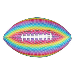Balón De Fútbol Americano Fútbol de sirena arcoiris