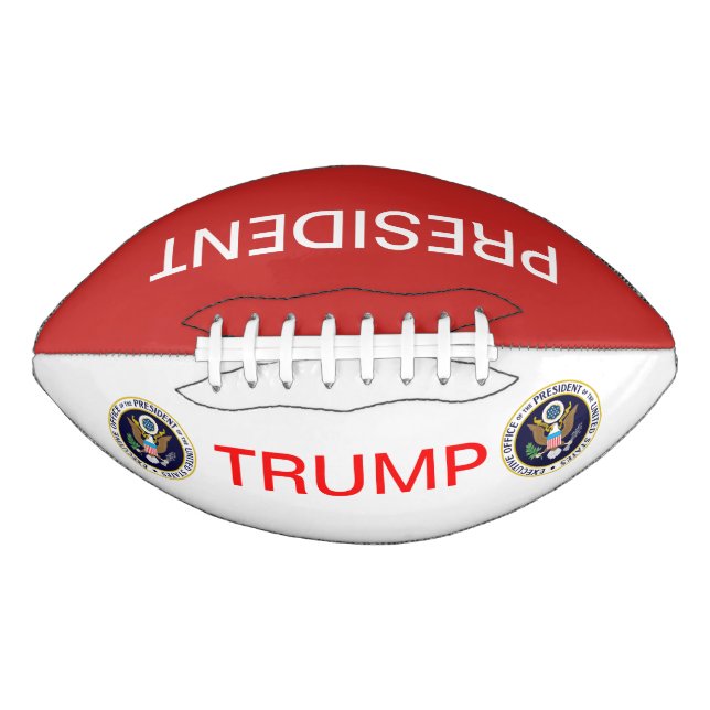 Balón De Fútbol Americano Fútbol del presidente Trump (Anverso)