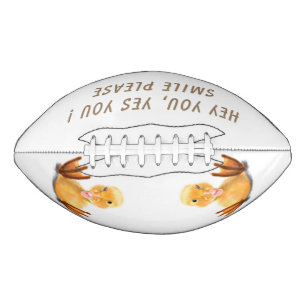 Balón De Fútbol Americano Fútbol divertido con niños juguetones - Sonrisa