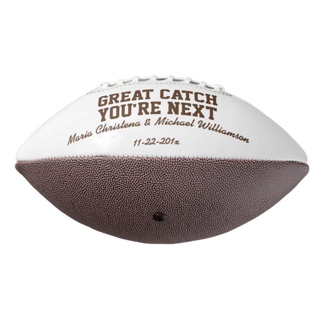 Balón De Fútbol Americano Fútbol Garter Toss personalizado (Girado 270)