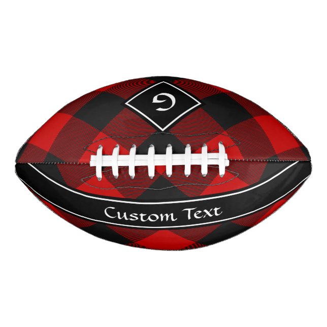 Balón De Fútbol Americano Fútbol MacGregor Rob Roy Tartán (Anverso)