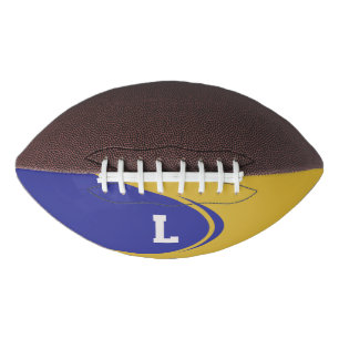 Balón De Fútbol Americano Fútbol monograma personalizado