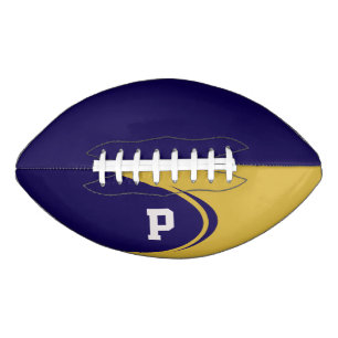 Balón De Fútbol Americano Fútbol monograma personalizado