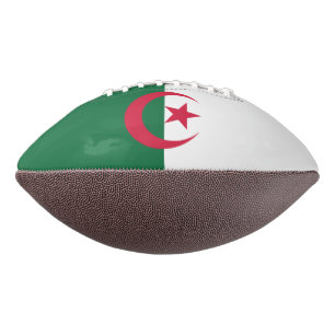 Balón De Fútbol Americano Fútbol patrioamericano con bandera argelina