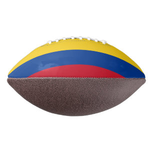 Balón De Fútbol Americano Fútbol patrioamericano con bandera de Colombia